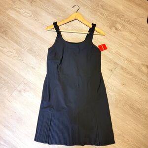 Spanx Yes pleats black dress